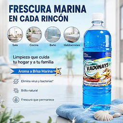Limpia Pisos Aroma Brisa Marina Vadonays 1800ml
