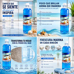 Limpia Pisos Aroma Brisa Marina Vadonays 1800ml