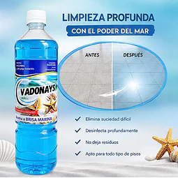 Limpia Pisos Aroma Brisa Marina Vadonays 900ml