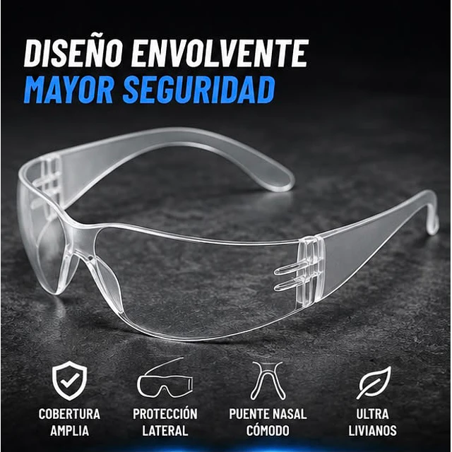 Lentes De Seguridad Claro Dreier / 1 Unidad