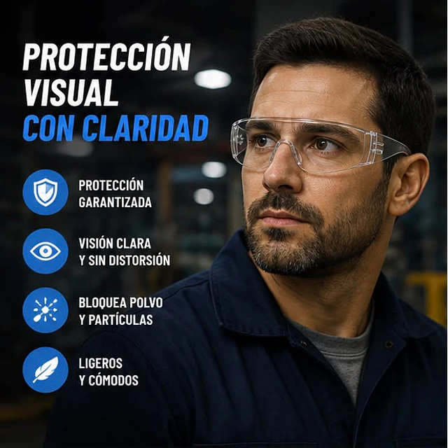 Lentes De Seguridad Claro Dreier / 1 Unidad