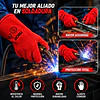 Guante De Soldador Rojo Descarne - Certificado