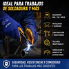 Guante De Soldador Azul y Amarillo - Cetificado