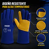 Guante De Soldador Azul y Amarillo - Cetificado