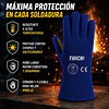 Guante De Soldador Azul y Amarillo - Cetificado