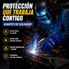 Guante De Soldador Azul y Amarillo - Cetificado