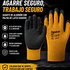 Guante De Trabajo Palma Latex Amarillo - 1 Par