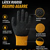 Guante De Trabajo Palma Latex Amarillo - 1 Par