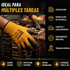 Guante De Trabajo Palma Latex Amarillo - 1 Par