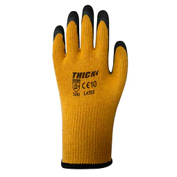 Guante De Trabajo Palma Latex Amarillo - 1 Par
