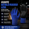 Guante Nitrilo Rugoso Talla 9 - 1 Par 