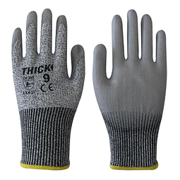 Guante Anticorte Cut 5 Color Gris - 1 Par