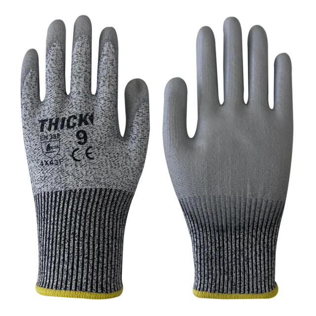 Guante Anticorte Cut 5 Color Gris - 1 Par