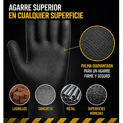 Guantes De Albañil De Latex, Albañil Reforzado -1 Par V-a