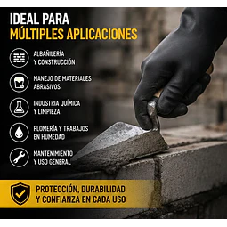 Guantes De Albañil De Latex, Albañil Reforzado -1 Par V-a
