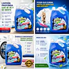 Detergente Liquido Premiun Shaddai 4.5 Litros Azul