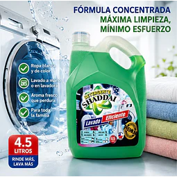 Detergente Liquido Premiun Shaddai 4.5 Litros Verde