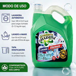 Detergente Liquido Premiun Shaddai 4.5 Litros Verde