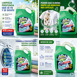 Detergente Liquido Premiun Shaddai 4.5 Litros Verde