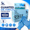 Guante Vinilo Azul Sin Polvo Box de 1000 Unidades Variedades Adonays