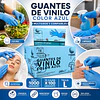 Guante Vinilo Azul Sin Polvo Box de 1000 Unidades Variedades Adonays