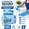 Guante Vinilo Azul Sin Polvo Box de 1000 Unidades Variedades Adonays