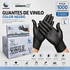 Guante Vinilo Negro Sin Polvo Box de 1000 Unidades Variedades Adonays