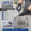 Guante Vinilo Negro Sin Polvo Box de 1000 Unidades Variedades Adonays
