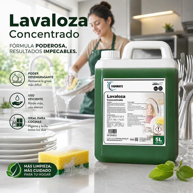 Lavalozas Concentrado Vadonays 5 Litros