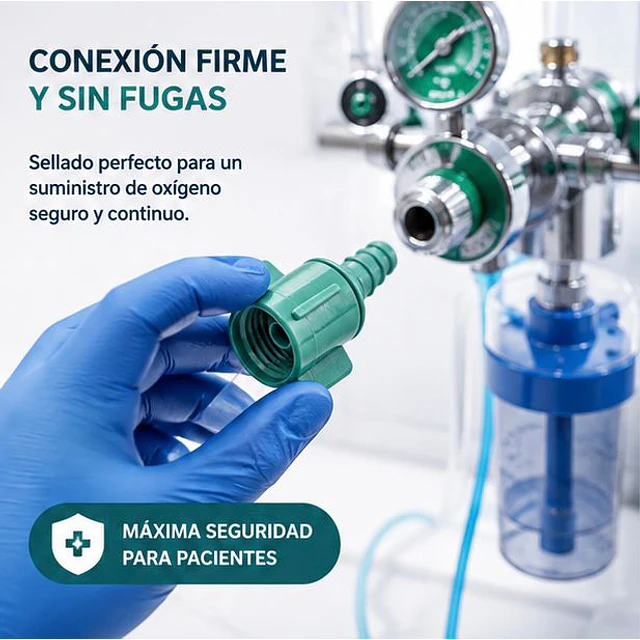 Niple Conector Oxigeno Universal 1 Unidad