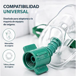 Niple Conector Oxigeno Universal 1 Unidad