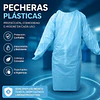 Pecheras Plásticas Desechables 100 Unidades
