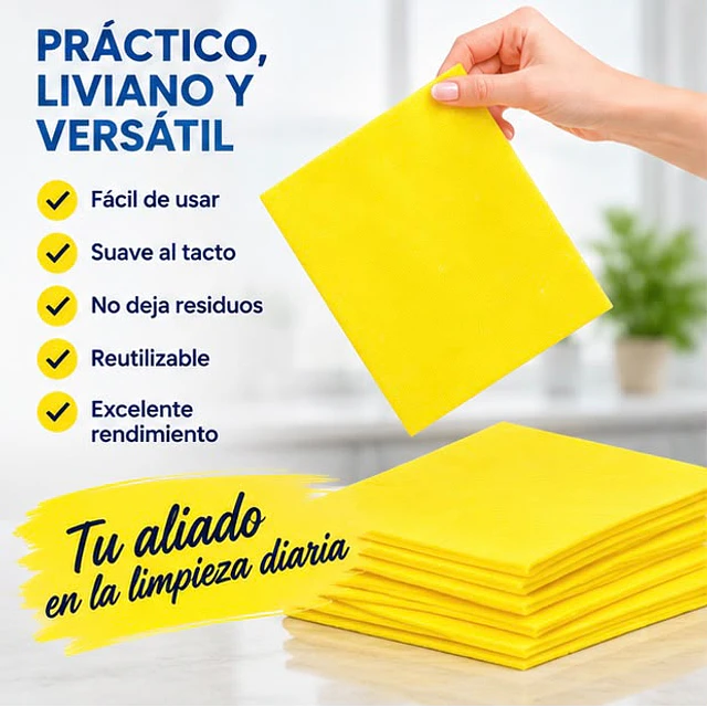 Paño Amarillo Multiuso 1 Unidad