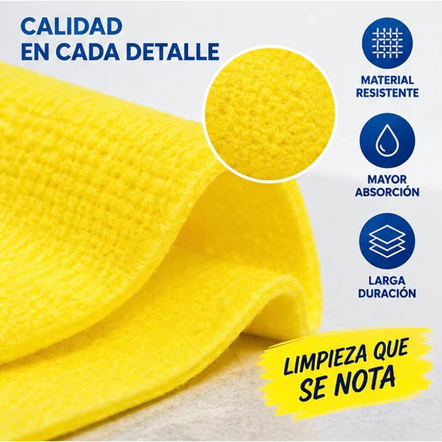 Paño Amarillo Multiuso 1 Unidad