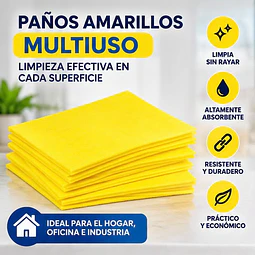 Paño Amarillo Multiuso 1 Unidad
