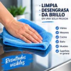 Paños De Limpieza De Microfibra Celeste 1 Unidad