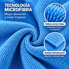Paños De Limpieza De Microfibra Celeste 1 Unidad
