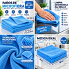 Paños De Limpieza De Microfibra Celeste 1 Unidad
