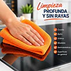 Paños De Limpieza De Microfibra Naranjo 1 Unidad