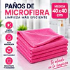Paños De Limpieza De Microfibra Rosado 1 Unidad