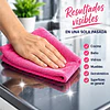 Paños De Limpieza De Microfibra Rosado 1 Unidad