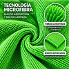 Paños De Limpieza De Microfibra Verde 1 Unidad
