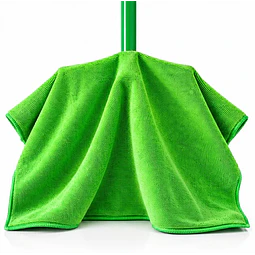 Trapero de Microfibra con Ojal Verde 1 Unidad