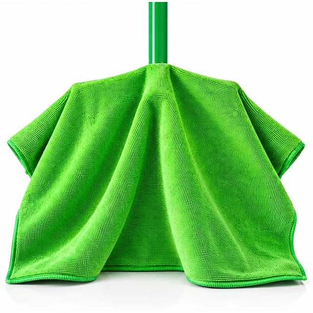Trapero de Microfibra con Ojal Verde 1 Unidad
