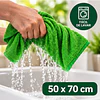 Trapero de Microfibra con Ojal Verde 1 Unidad