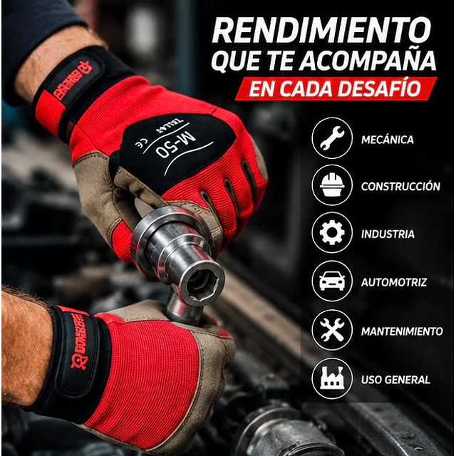 Guante Mecanico M-50 