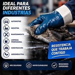 Guante Nitrilo Puño Seguridad 1 Par