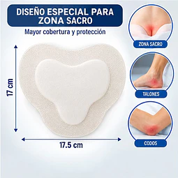 Aposito Espuma De Silicona Sacro 17,5 X 17,5cm X Unidad