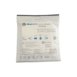 Apósito Espuma Con Respaldo PU 10 X 10 X 5mm X Unidad