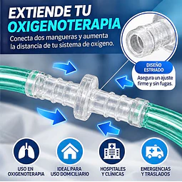 Conector Para Alargador De Oxigeno Universal 1 Unidad